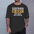 Nicht Mehr Problem Rente Craftsman Electricians T-Shirt Geschenke für Ihn