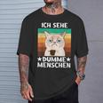 Office Humour Sarcasm Coffee Cat Ich Sehe Dupdy People T-Shirt Geschenke für Ihn