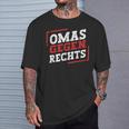 Omas Gegen Rechts Antirassismus T-Shirt Geschenke für Ihn