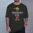 The Organized Elf Funny Christmas Matching Family Pajama T-Shirt Gifts for Him