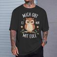 With Owl T-Shirt Geschenke für Ihn