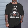Panda Gym Weightlifting Bodybuilder Fitness Workout T-Shirt Gifts for Him