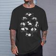 Pandas K-Pop Amusants T-Shirt Cadeaux pour lui