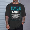 Papa Gmbh Firma Saying Business Father Family T-Shirt Geschenke für Ihn