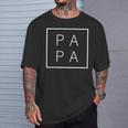 Papa Idea Original Del Día Del Padre Para Hombre Papa Camiseta unisex Regalos para él