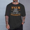 Personalised Sven Magnificent S T-Shirt Geschenke für Ihn