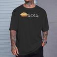 Pie-Sces Pisces AF Pun Humor Zodiac Birthday T-Shirt Gifts for Him
