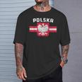 Polska Poland Flag Polish Eagle Slavic T-Shirt Gifts for Him