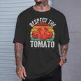 Respect The Tomato T-Shirt Geschenke für Ihn