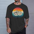 Retro Vintage Hognose Snake With Sunglasses Herpetology T-Shirt Gifts for Him