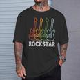 Rockstar Children'sintage Guitar Rockstar T-Shirt Geschenke für Ihn