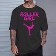 Roller Girl Figure Skating For Roller Girl Roller Skates Girls T-Shirt Geschenke für Ihn