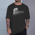 Roma Coliseo Italia Italia Anfiteatro Romano Me Encanta Roma Camiseta unisex Regalos para él