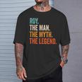 Roy The Man The Myth The Legend Name Roy T-Shirt Geschenke für Ihn