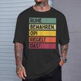 Ruhe Kehalten S T-Shirt Geschenke für Ihn