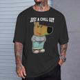 S Para Perros Chill Guy Cool Chill Guy Meme Camiseta unisex Regalos para él