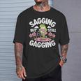 Sagging But Still Gagging Meme Frog Humor Girls T-Shirt Gifts for Him