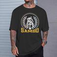 Sambo Cazas Artes Marciales Entrenador Formación Camiseta unisex Regalos para él