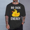 Sarcastic Meme Pun Cool Rubber Duck Wearing Sunglasses T-Shirt Gifts for Him