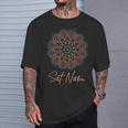 Sat Nam Mandala Kundalini Yoga T-Shirt Geschenke für Ihn