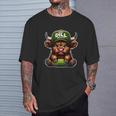 Scottish Cute Highland Cow Pickle Hat Just Dill With It T-Shirt Gifts for Him