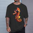 Seahorse With Sunglasses Aquarist Ocean Cute Seahorse T-Shirt Geschenke für Ihn