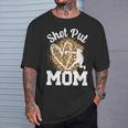 Shot Put Mom Of A Shot Put Thrower Leopard Shot Putter Mama T-Shirt Gifts for Him