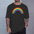 Simple Retro Rainbow Beautiful Colours T-Shirt Geschenke für Ihn