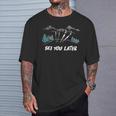 Ski You Later Winter Sportsintage Powder Snow Skiing T-Shirt Geschenke für Ihn