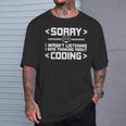 Software Computer Programmer Costume Nerds Science Coding T-Shirt Geschenke für Ihn