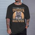 Soy Un Camionero Siempre Entrego Diseño Para Camioneros Camiseta unisex Regalos para él
