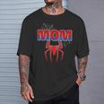 Spider Mom Family Birthday Boy Retro Mother's Day T-Shirt Gifts for Him