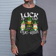 St Patrick's Day Optometrist Irish Gnome Lucky Eye Doctor T-Shirt Gifts for Him