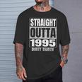 Straight Outta 1995 30Th Birthday Thirty Dirty Vintage T-Shirt Gifts for Him