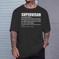 Supervisor Definition For Supervisor T-Shirt Gifts for Him