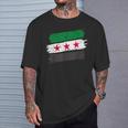 Syria Flag Syria Flag T-Shirt Geschenke für Ihn