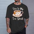 Tea Drinker Tea Lover This Is My Tea Tea Humor Drinker T-Shirt Gifts for Him