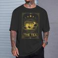 The Tea Drinker Tarot Card Reading Occult Dark Magic T-Shirt Gifts for Him