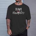 Team Naughty Christmas Family Matching Pajamas T-Shirt Gifts for Him