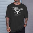 Tilikum Libre Salvar A La Ballena Asesina Orca De Cautiverio Camiseta unisex Regalos para él