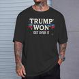 Trump Ganó Get Super It Trump 2024 Camiseta unisex Regalos para él