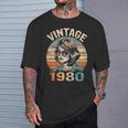 Vintage 1980 45 Años Cumpleaños Regalo Made In 1980 Camiseta unisex Regalos para él