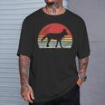 Vintage African Wild Dog The Painted Wolf Cape Hunting Dog T-Shirt Gifts for Him