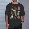 Vintage Botanicalintage Cactusintage Flower Botany Camiseta unisex Regalos para él