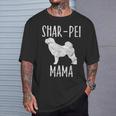 Vintage Shar-Pei Mama Sharpei Mom Dog Owner Mother T-Shirt Gifts for Him