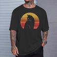 Vintage Style Cat Lovers Cat Retro Cat Sun T-Shirt Geschenke für Ihn