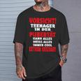 Vorsicht Nager In Der Puberty Nie Slogan T-Shirt Geschenke für Ihn