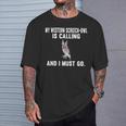 My Western Screech-Owl Is Calling And i Must Go Bird T-Shirt Gifts for Him