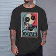 Wild Retro Vintage Robotic Robot T-Shirt Gifts for Him