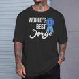 World's Best Jorge Primer Nombre Camiseta unisex Regalos para él
